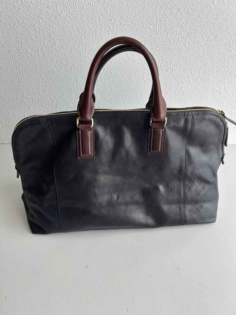 土屋鞄　レザーボストンバック　アーバンネイビー　メンズ