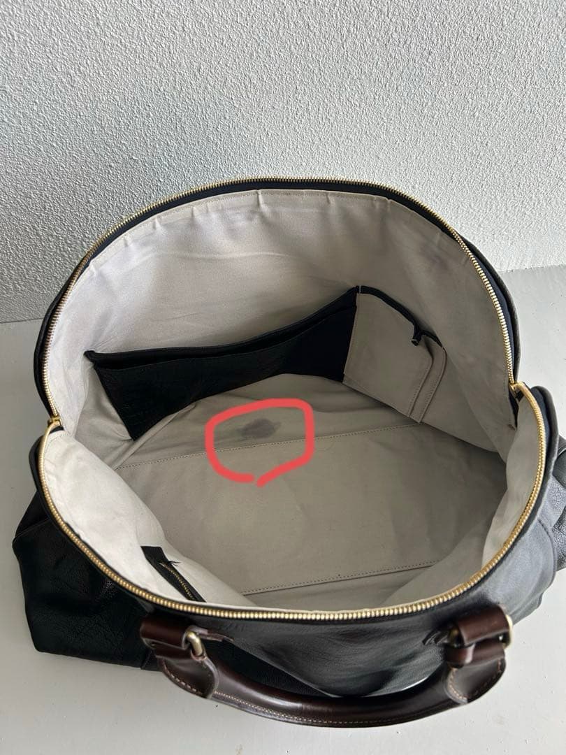 土屋鞄　レザーボストンバック　アーバンネイビー　メンズ