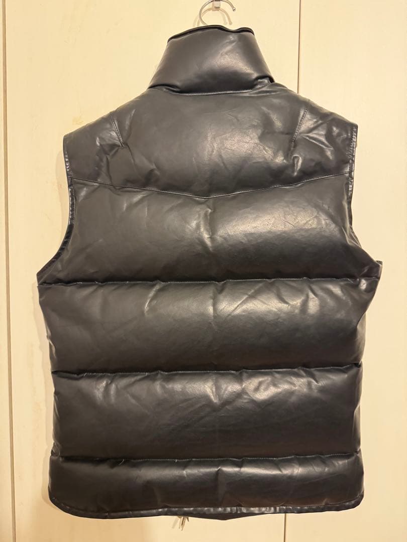 BACKLASH LINE バックラッシュ ライン レザーダウンベスト