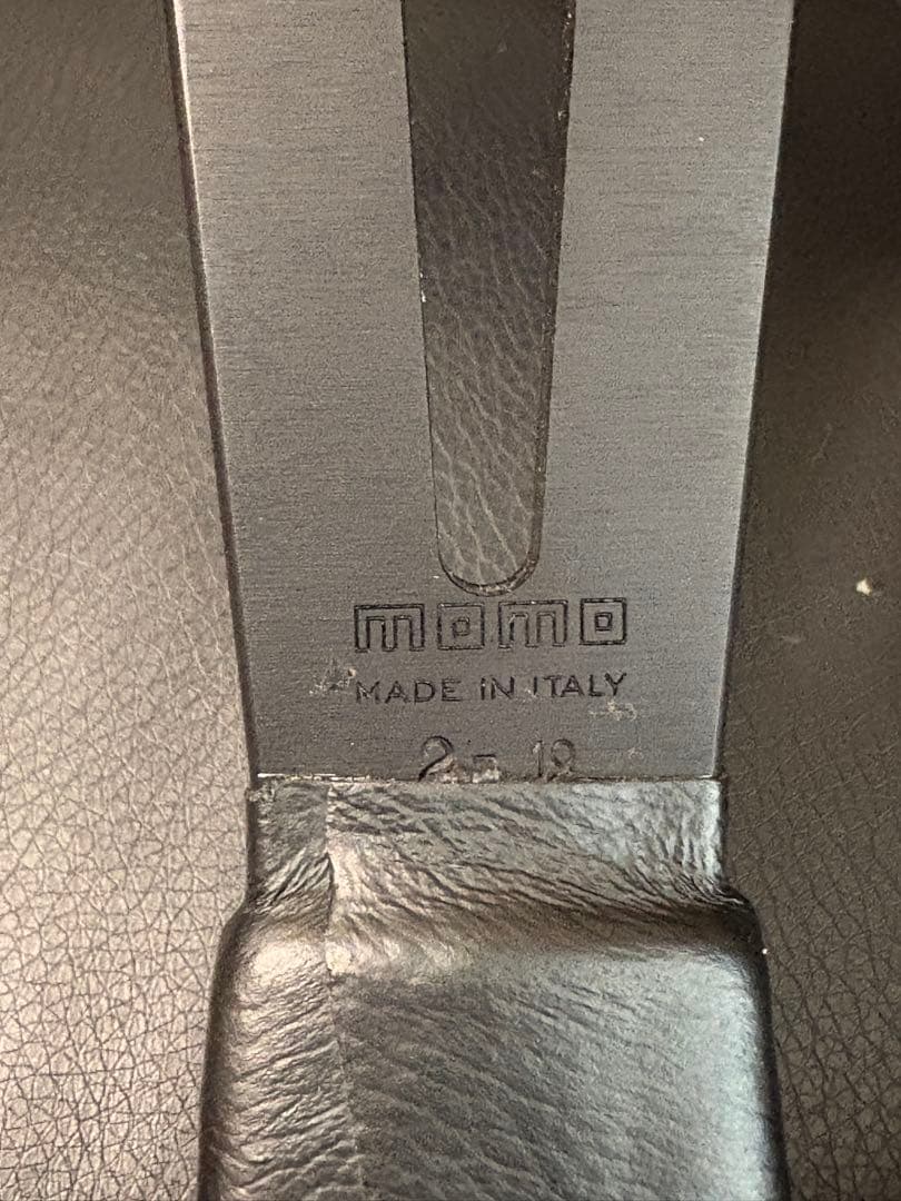 【もりもん】MOMO ステアリング・ハンドル本体 黒/黄色