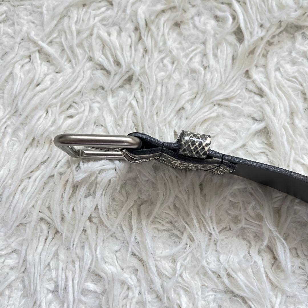 未使用級　tricot COMME des GARONS パイソン　レザーベルト