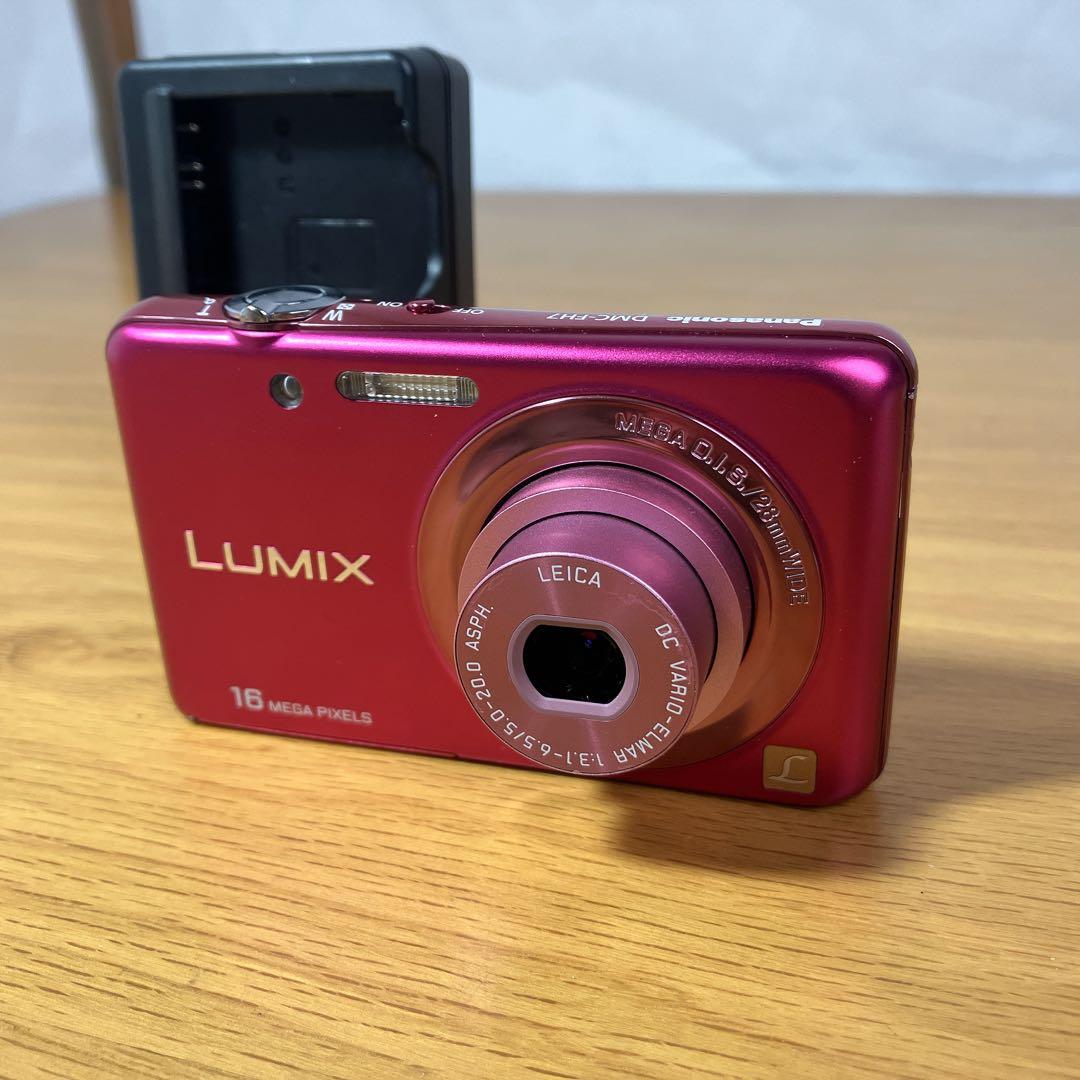 【美品】LUMIX DMC-FH7 人気色 かわいいピンク系