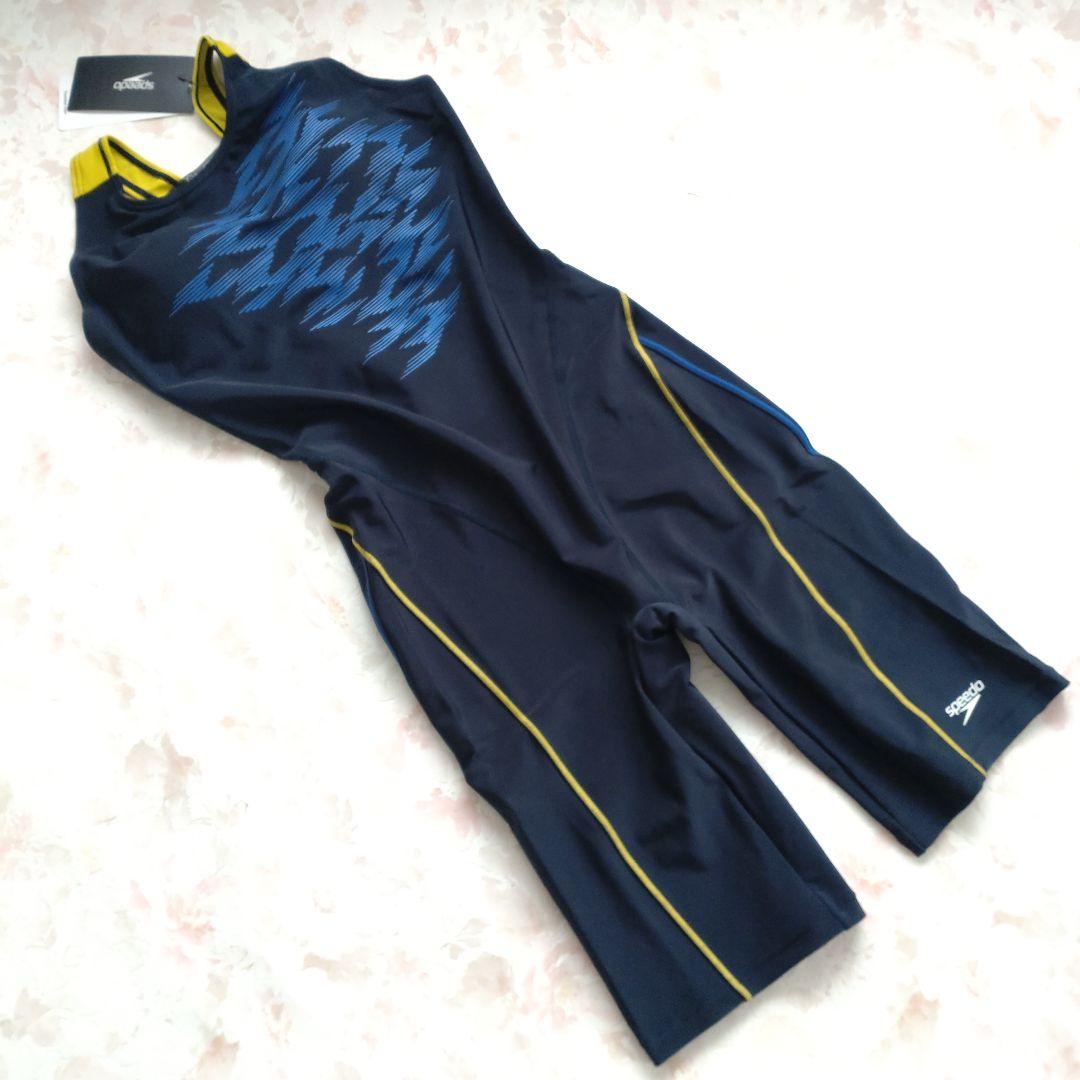 L 新品 speedo 練習水 UltraStrech カップ付 撥水 競泳