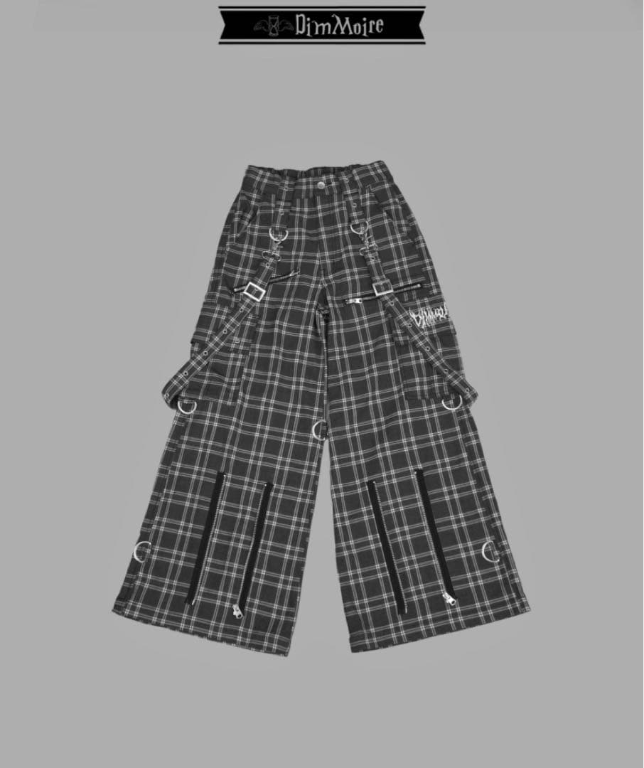 DimMoire PUNKワイドパンツ【チェック】