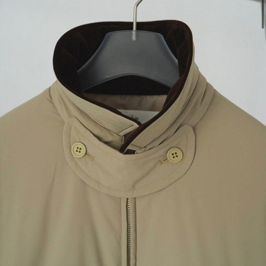 anuke アンヌーク ブルゾン Velour Collar Blouzon