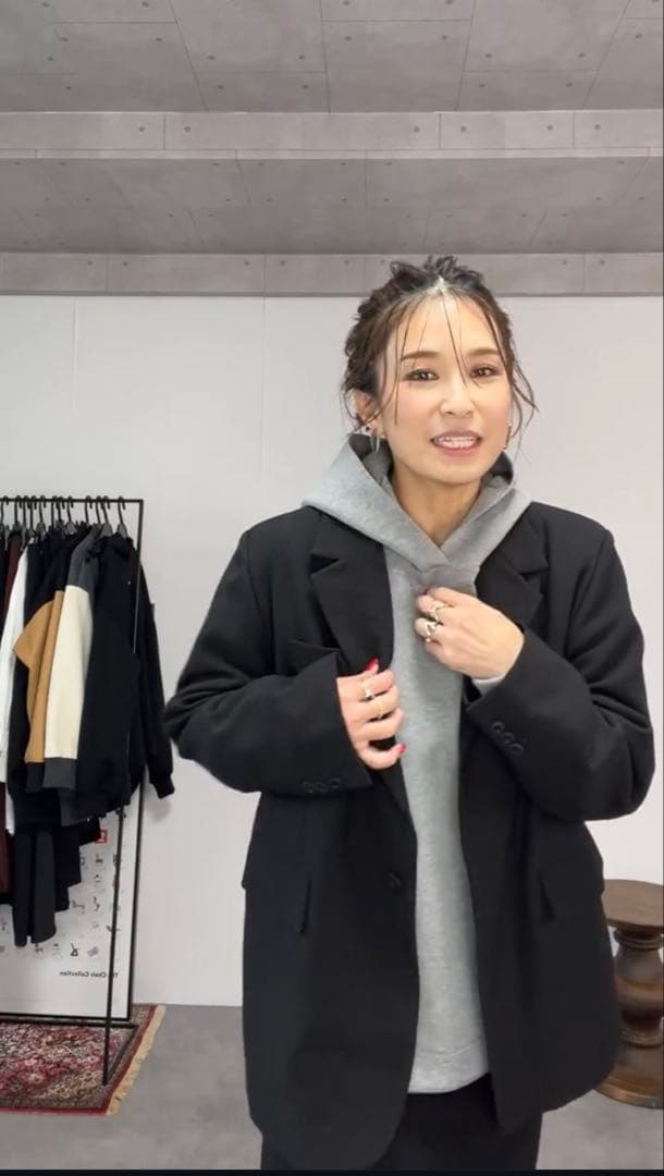 【美品】ANIECA アニーカ　ポンチパーカー