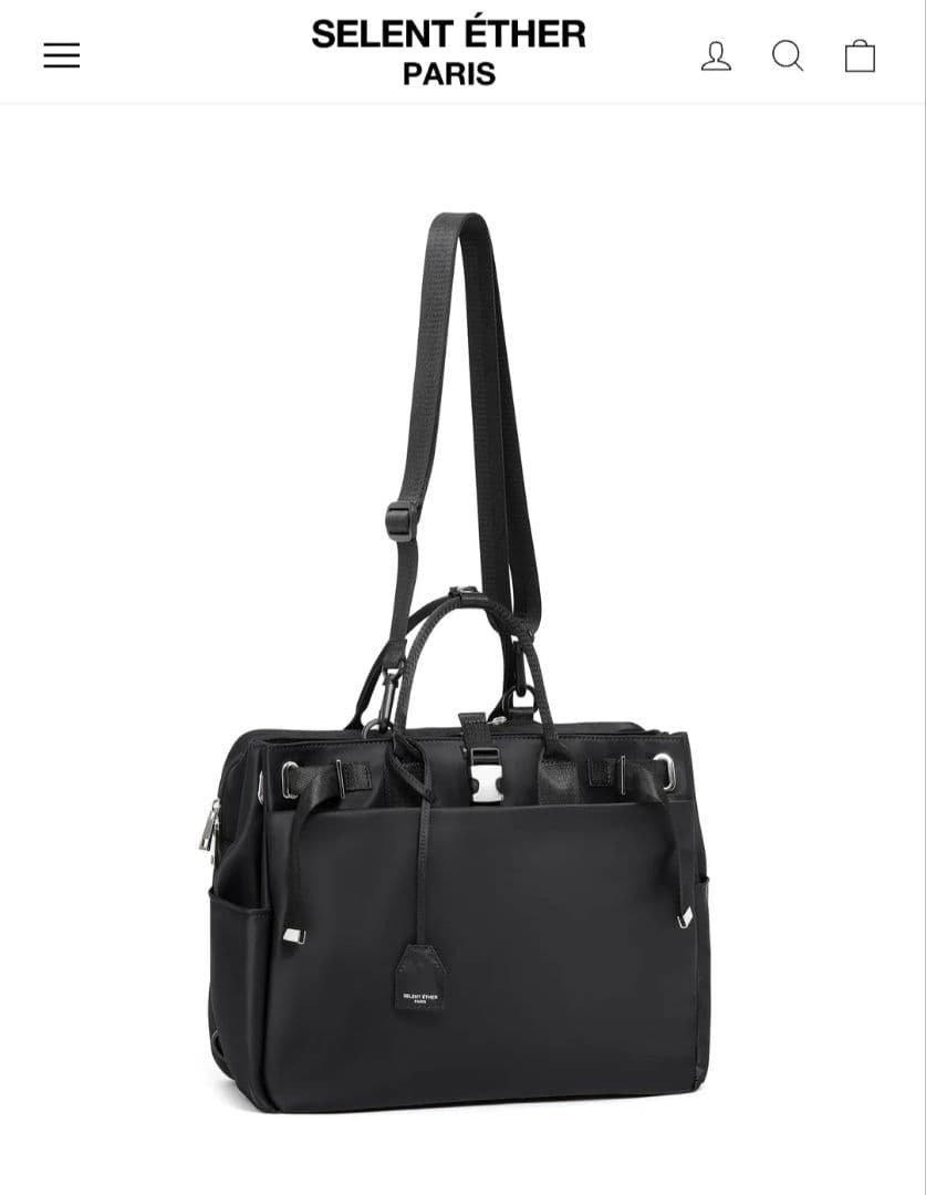 SELENT ÉTHER ブラック ビジネスバッグ