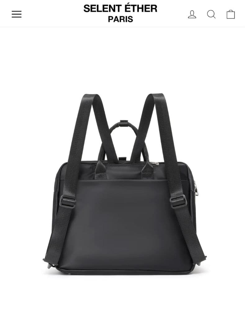 SELENT ÉTHER ブラック ビジネスバッグ
