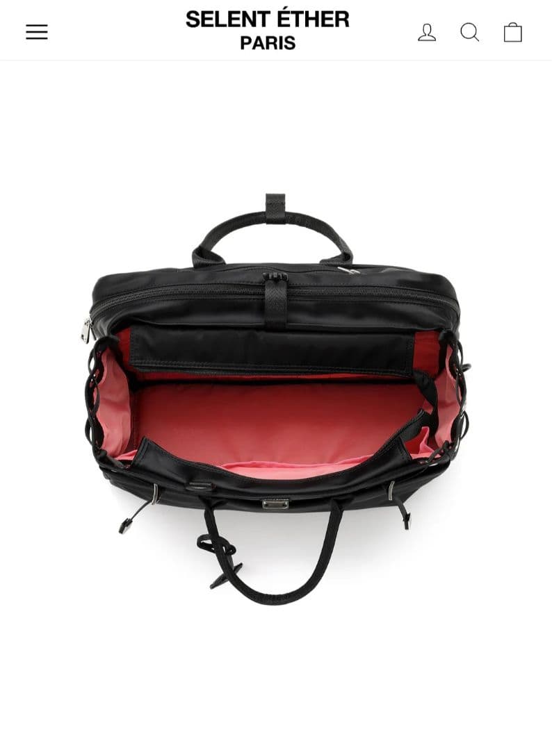 SELENT ÉTHER ブラック ビジネスバッグ