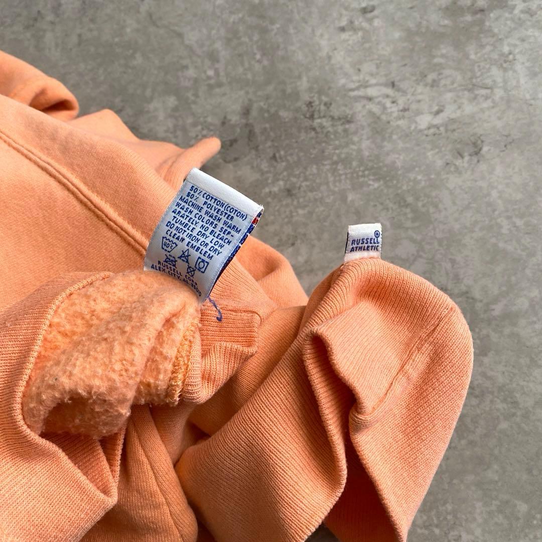 次はありませんレアカラー80s90sラッセル前V無地スウェットUSA製XL