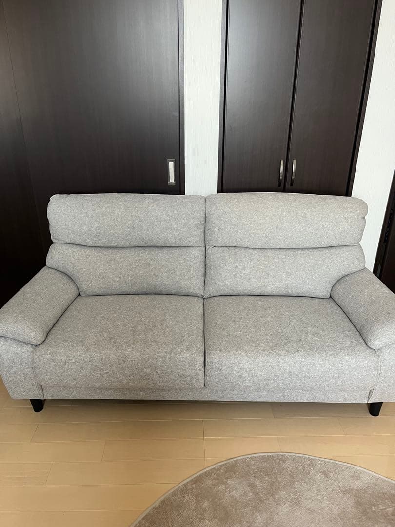 ニトリ 2〜3人掛けソファ MK02 KD MO グレー