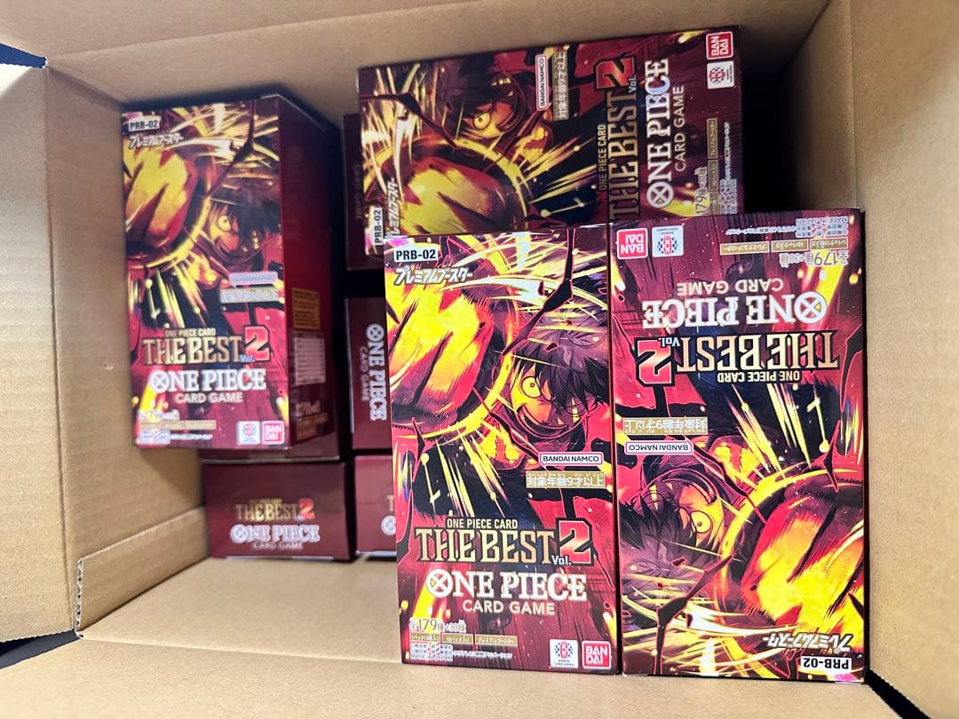 ワンピースカードゲーム PRB-02 テープ付きの未開封 20BOXヨドバシ購入