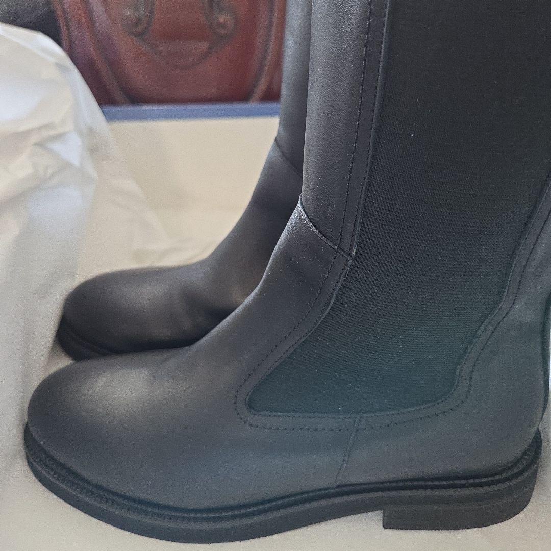 新品 NAPOLEONI ブラック ロングブーツ 38