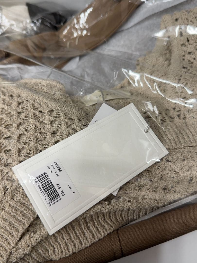 ワンピース andmary Grenda pleats set mini dress