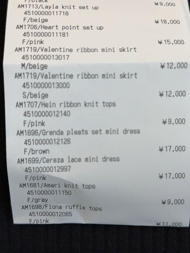 ワンピース andmary Grenda pleats set mini dress