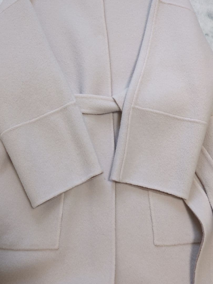 FRAY I.D 　ウールカシミヤバイカラーリバーコート