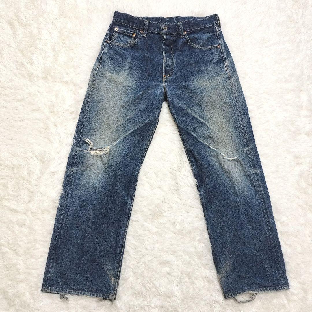 リーバイス 702XX 赤耳 ビッグE 日本製 シンチバック デニム W32