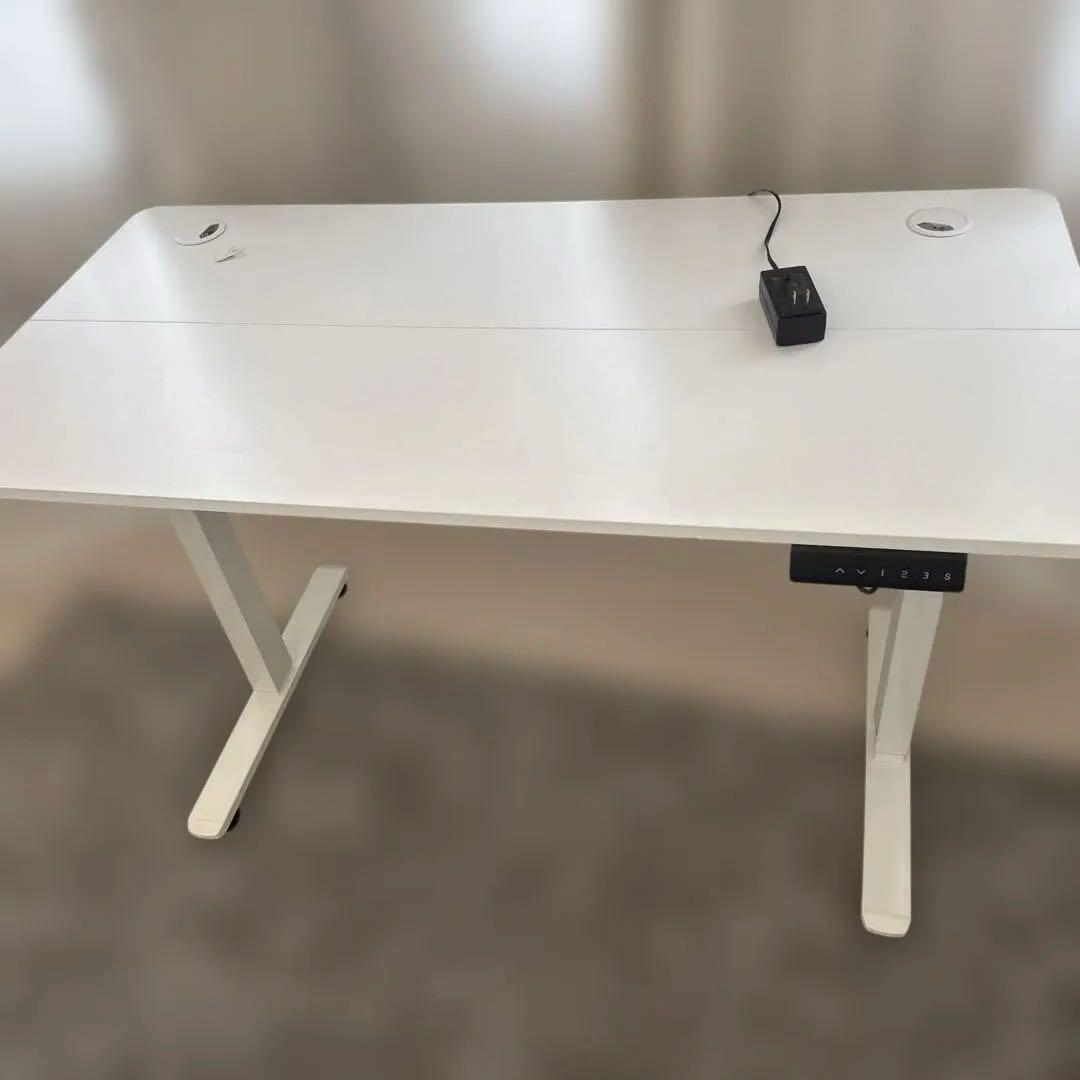 電動昇降型　パソコンデスク 120cm