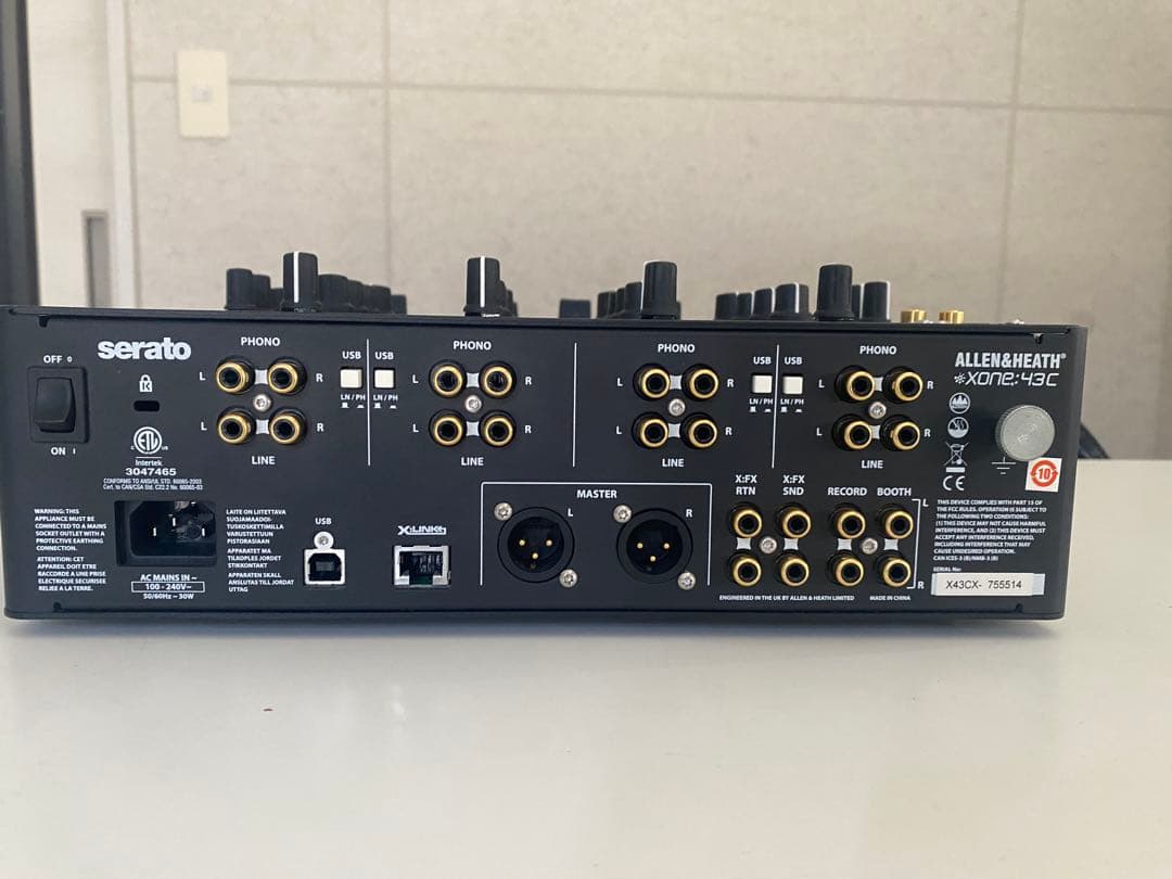 ALLEN&HEATH XONE:43C DJミキサー