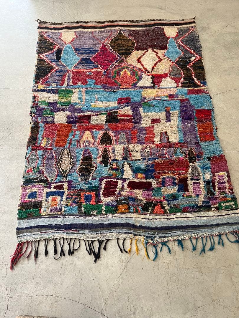 ボシャルウィット　ヴィンテージ　モロッコラグ