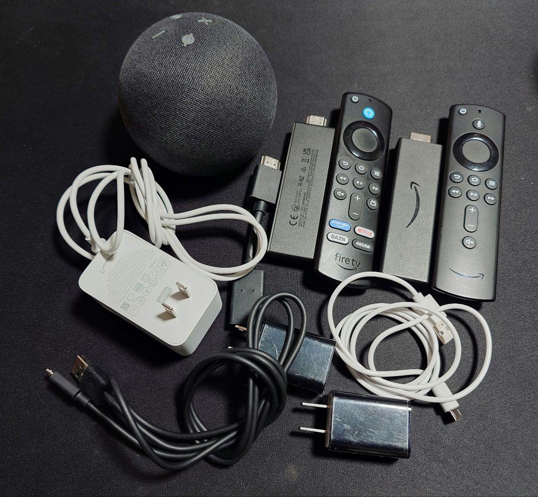 Amazon デバイス Fire TV Stick 2本 + Echo Dot