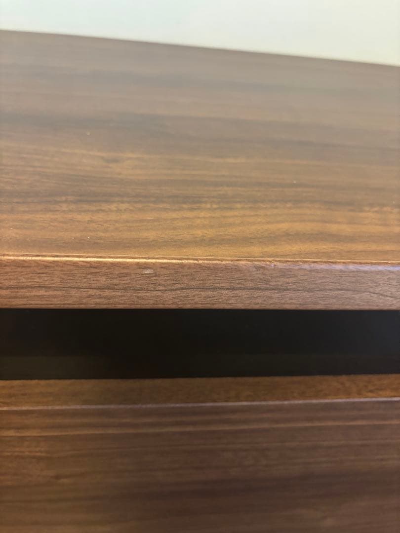 LOWYAウォールナット テレビ台 引き出し付き