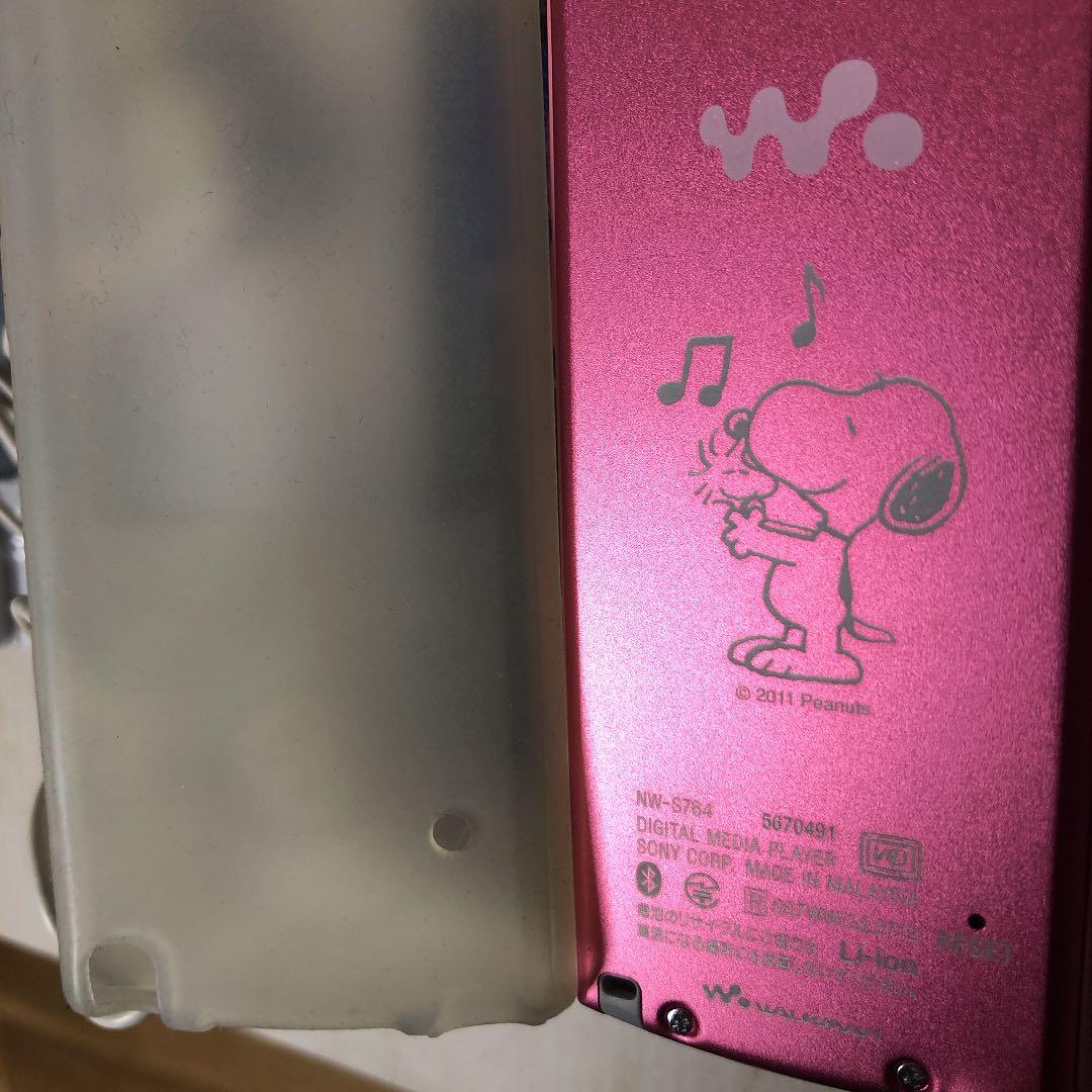 スヌーピー SONY ウォークマン Sシリーズ NW-S764(PI)