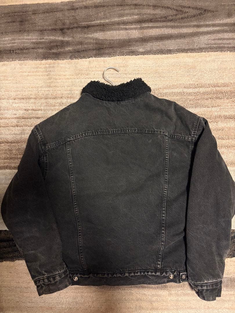 Levi's ボア ブラックデニムジャケット ヴィンテージ M 90s