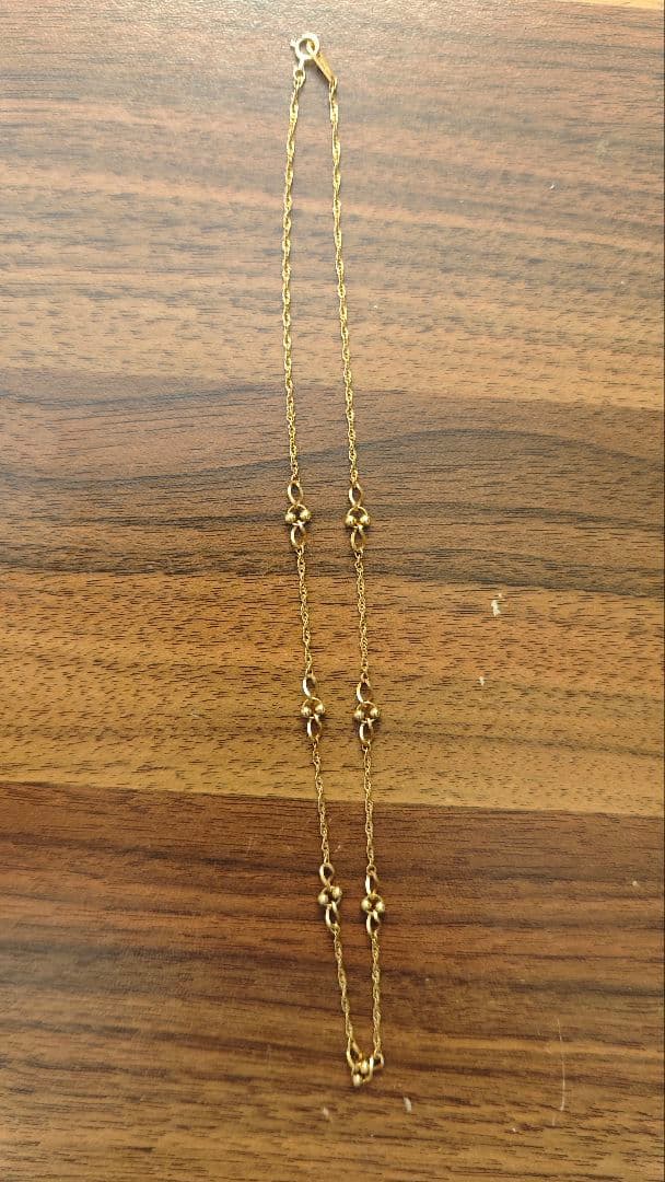 K18 ネックレス 刻印入り