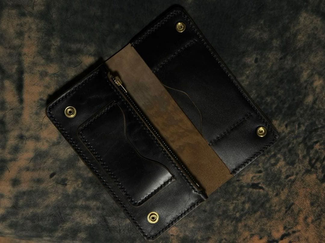 [t]ホースバット(茶芯)トラッカーウォレットTYPE01＋キーホルダー