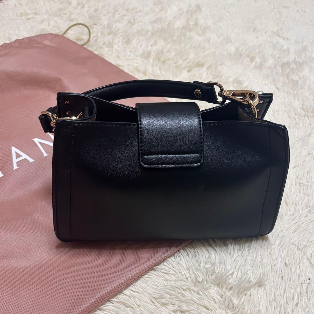 DIANA ダイアナ キラキラグリッターハンドバッグ