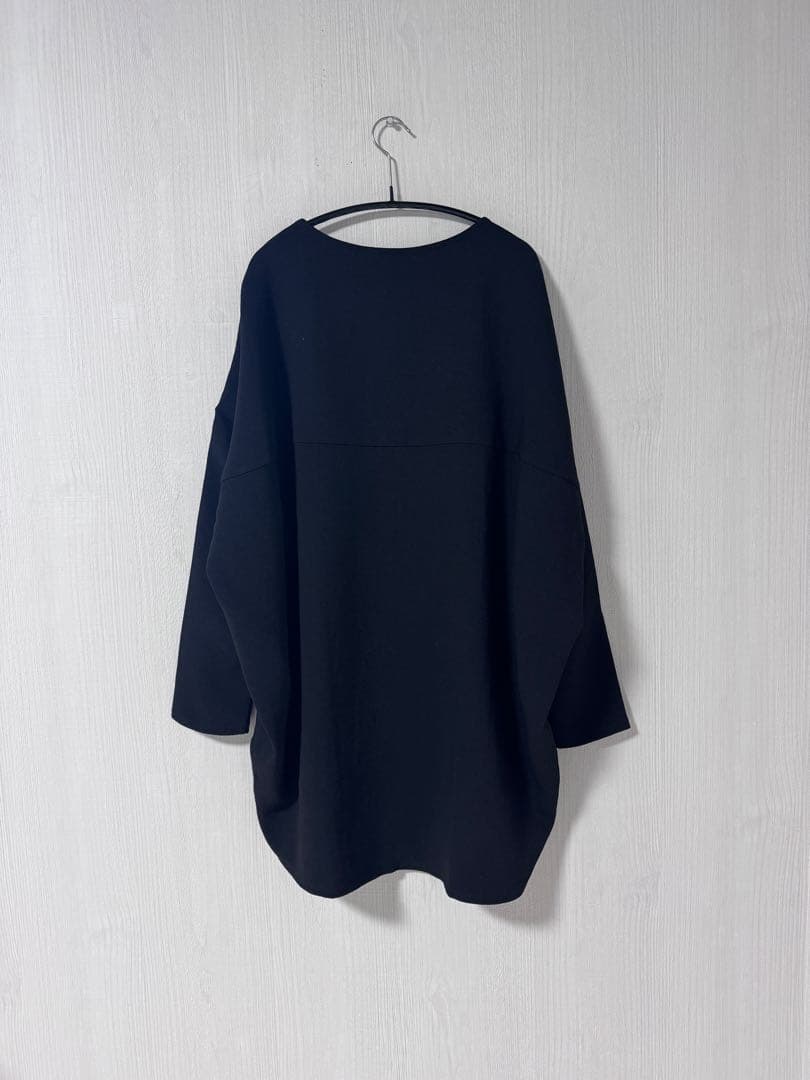 mizuiro ind ジョーゼット ボートネック コクーンプルオーバー