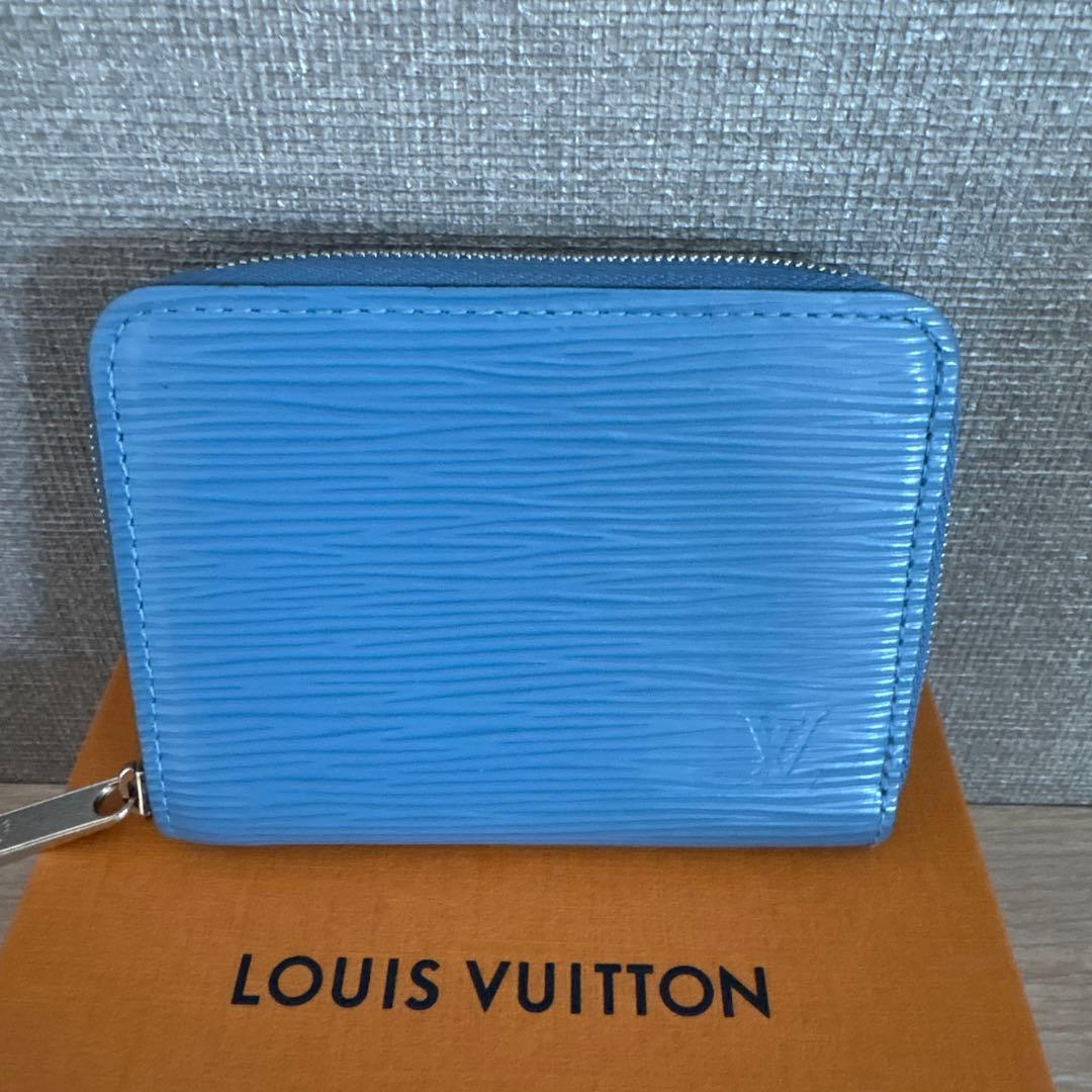 ルイヴィトン エピ ジッピーパース 小銭入れ 財布 ブルー