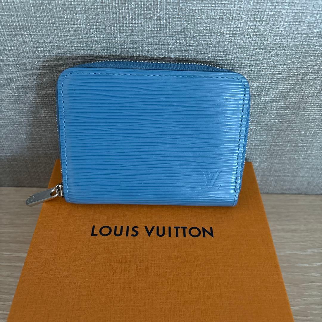 ルイヴィトン エピ ジッピーパース 小銭入れ 財布 ブルー