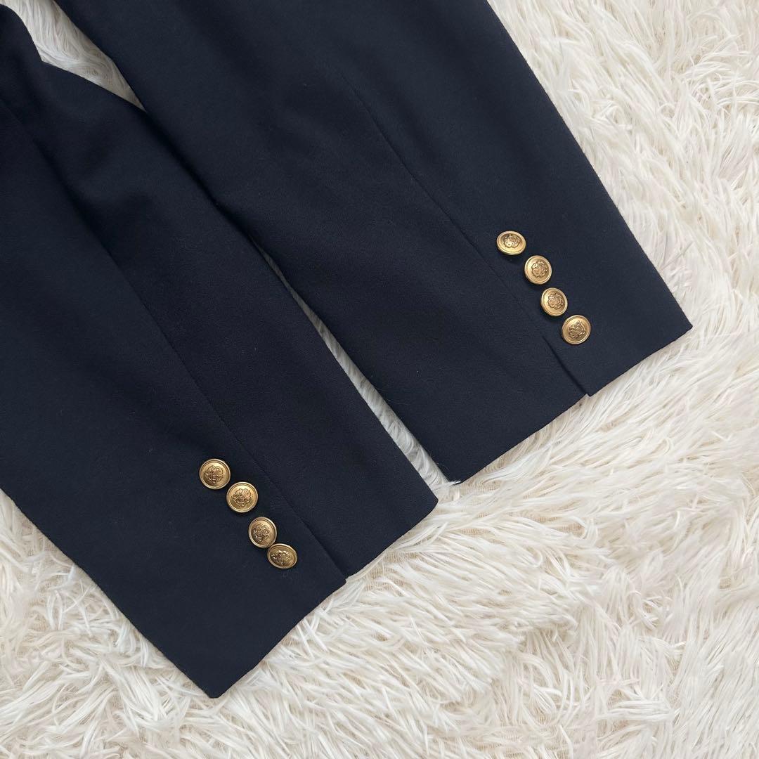 ローレンラルフローレン　大きいサイズ　紺ブレ　金ボタン　エンブレム　USA製