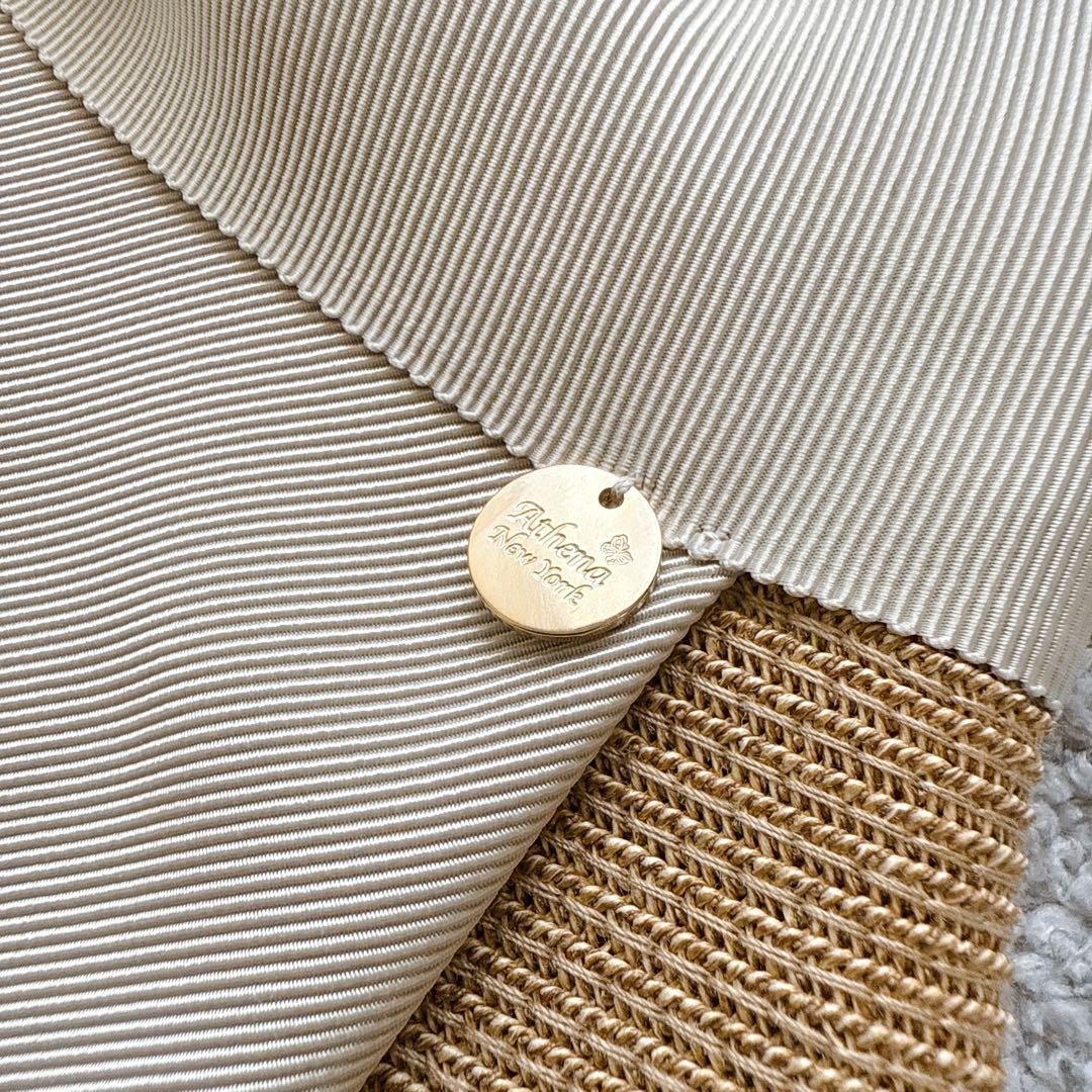 Athena New york　リサコ　麦わら帽子　ベージュ