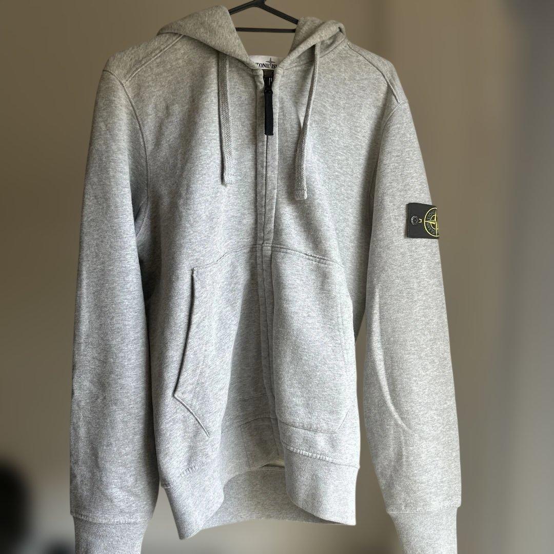 STONE  ジップパーカー グレー S
