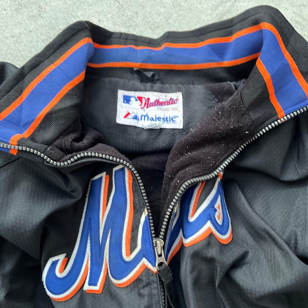 (超破格)マジェスティック　ニューヨークメッツ　ナイロンジャケット　スタジャン