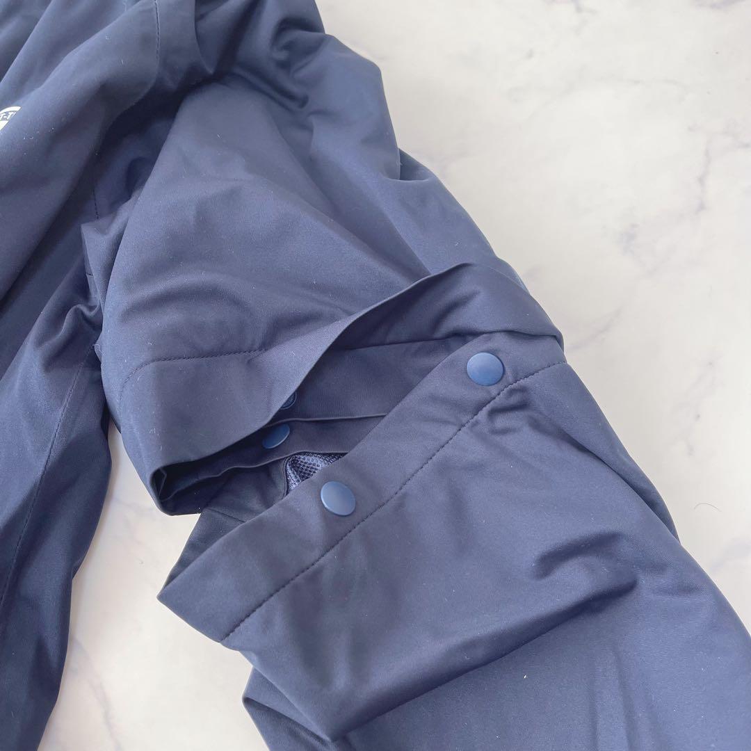 【未使用級】23区ゴルフ レインウェア セットアップ 上下 ネイビー M〜L