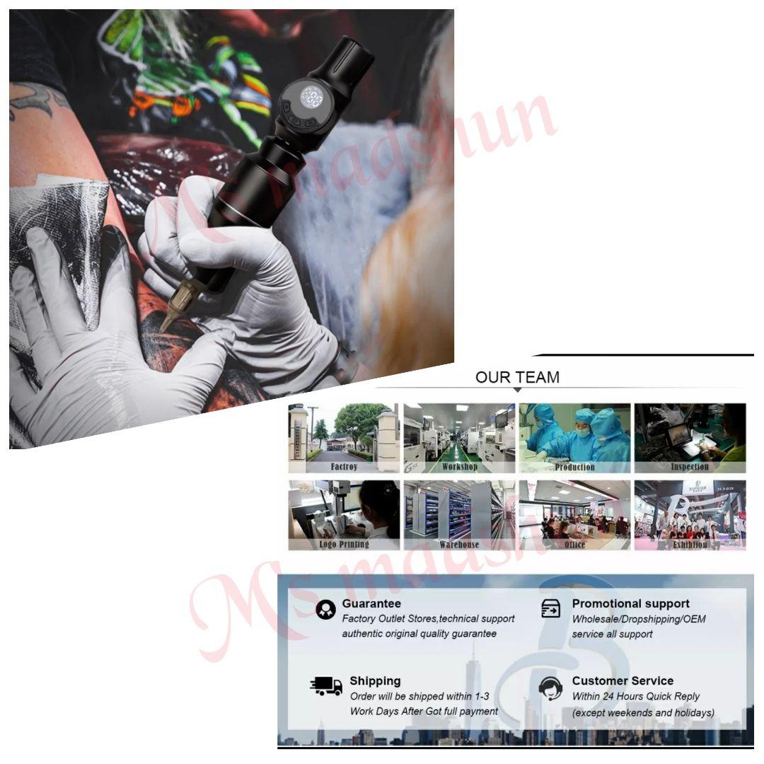 NEW タトゥー ワイヤレス パワーサプライ タトゥーマシン アートメイク 電源