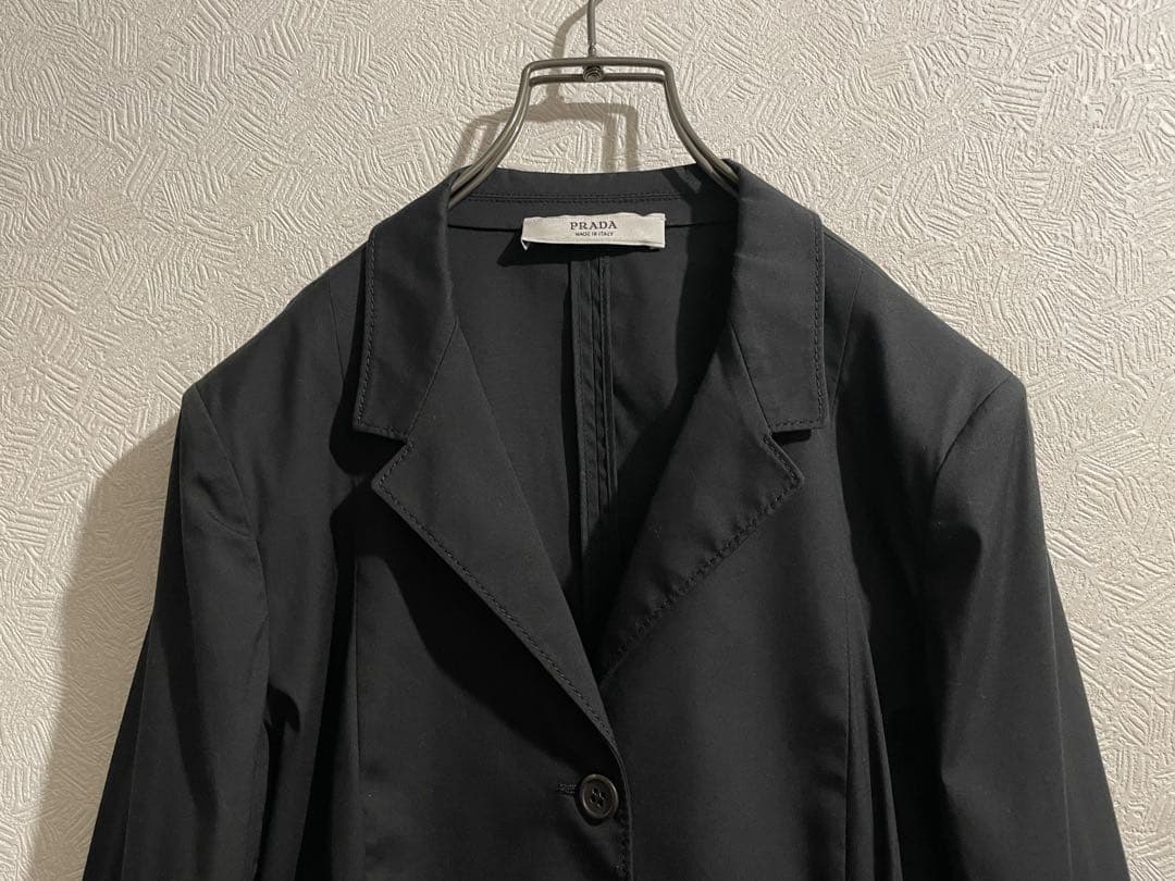イタリア製 PRADA リボン テーラード ジャケット / プラダ