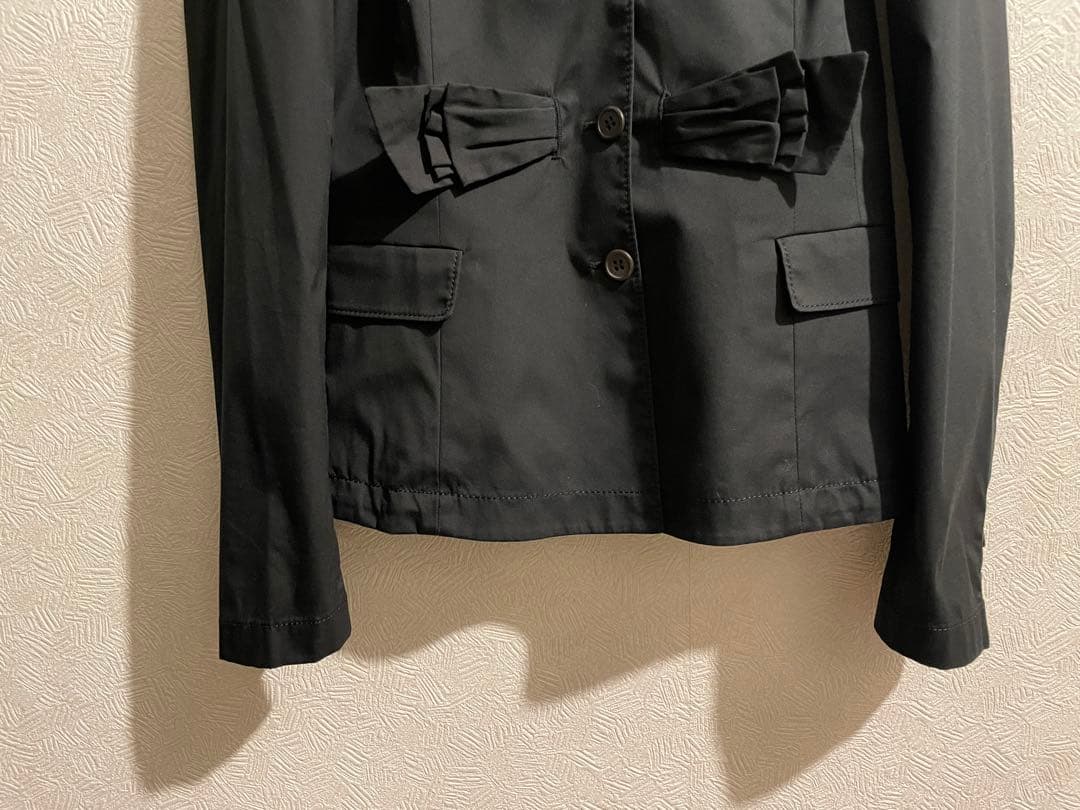 イタリア製 PRADA リボン テーラード ジャケット / プラダ