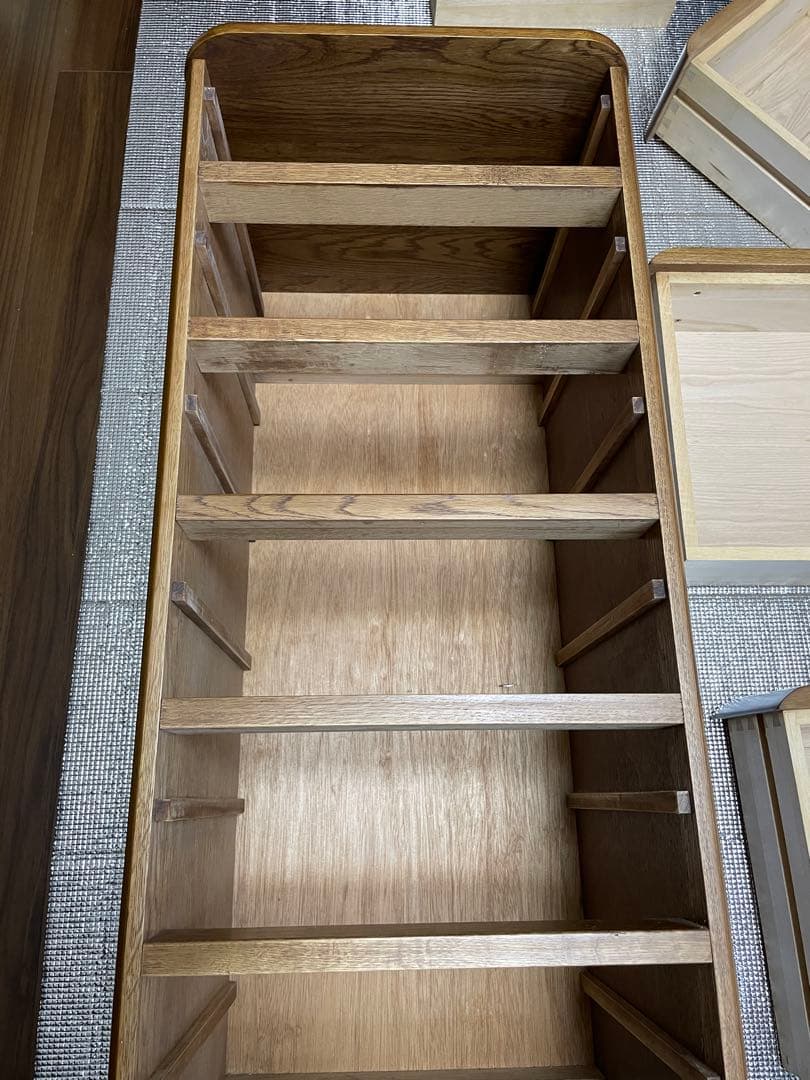 光製作所 チェスト6段 ナラ無垢材 昭和レトロ ヴィンテージ 家具