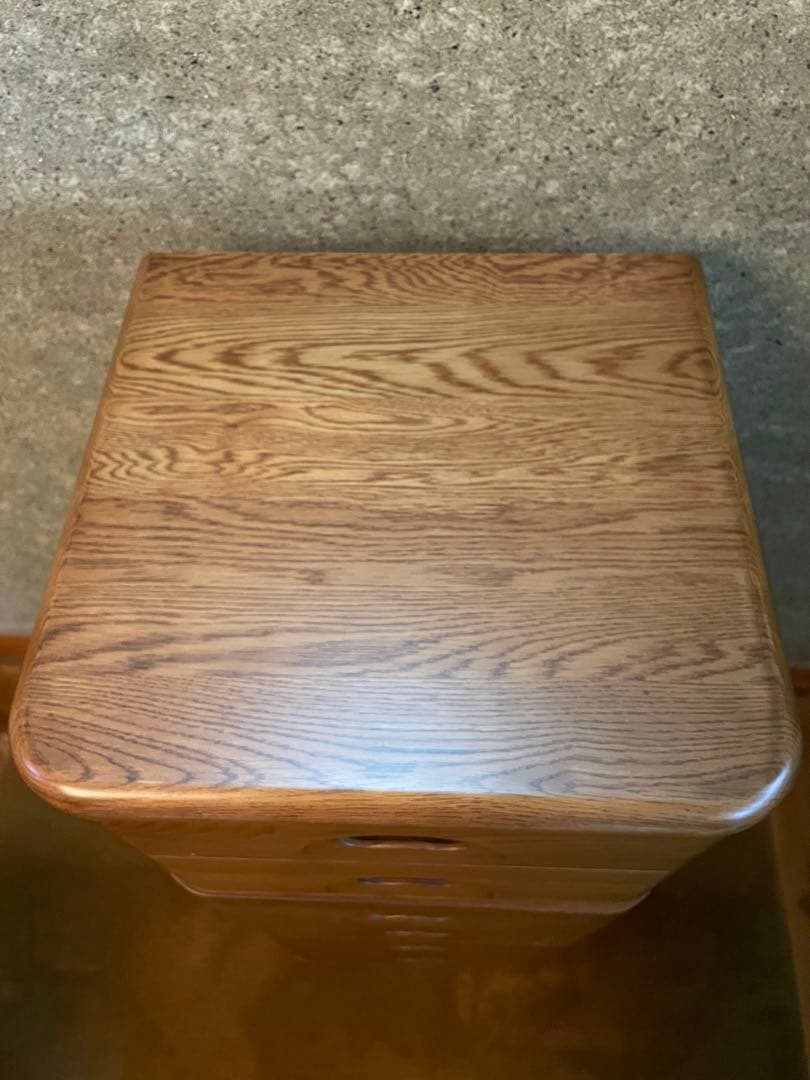 光製作所 チェスト6段 ナラ無垢材 昭和レトロ ヴィンテージ 家具