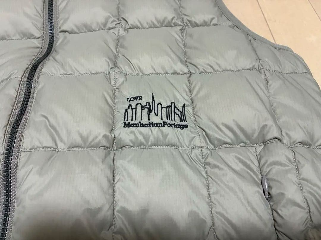 Manhattan Portage × TAION リバーシブルダウンベスト　Ｍ