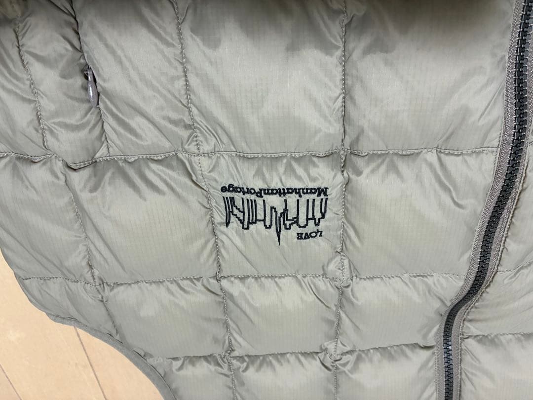 Manhattan Portage × TAION リバーシブルダウンベスト　Ｍ
