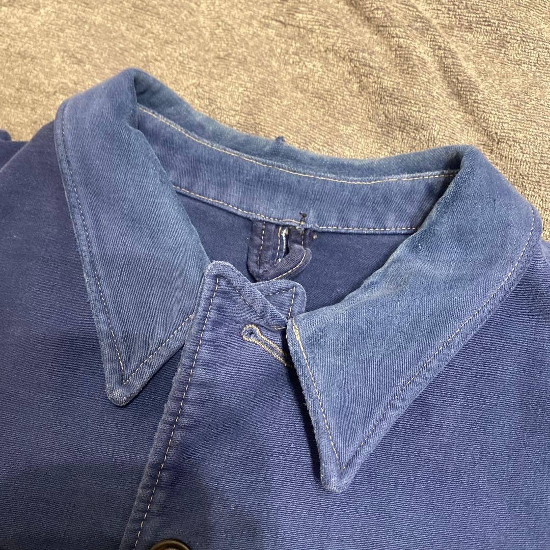 40's 〜50's Euro vintage モールスキン 4ポケット L程