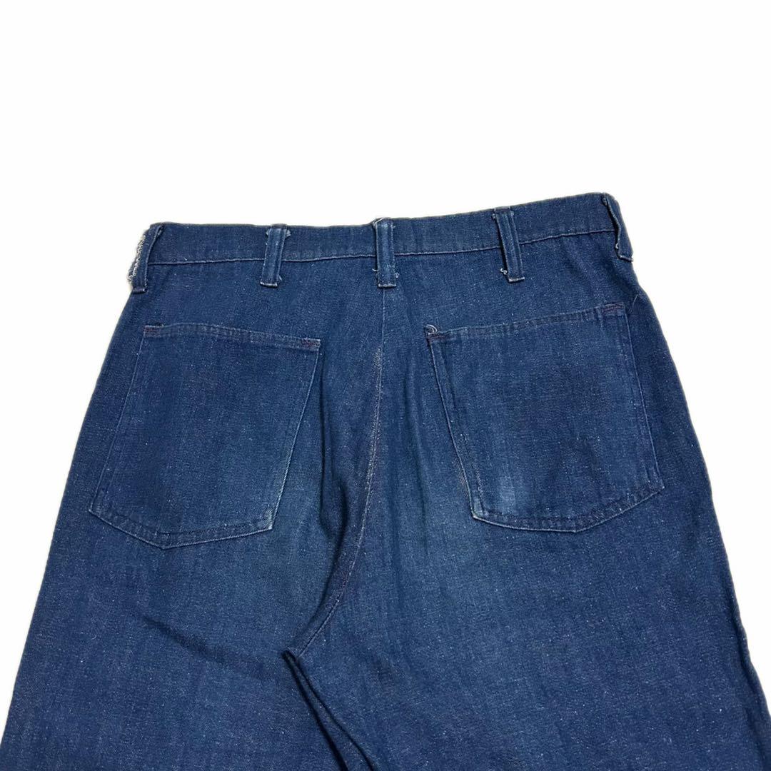 50s - 60s U.S NAVY セーラーパンツ W31相当 フレアデニム