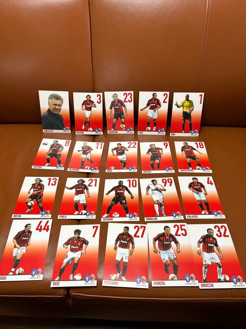 ACミラン公式 ポストカード 2006-2008 AC Milan 非売品