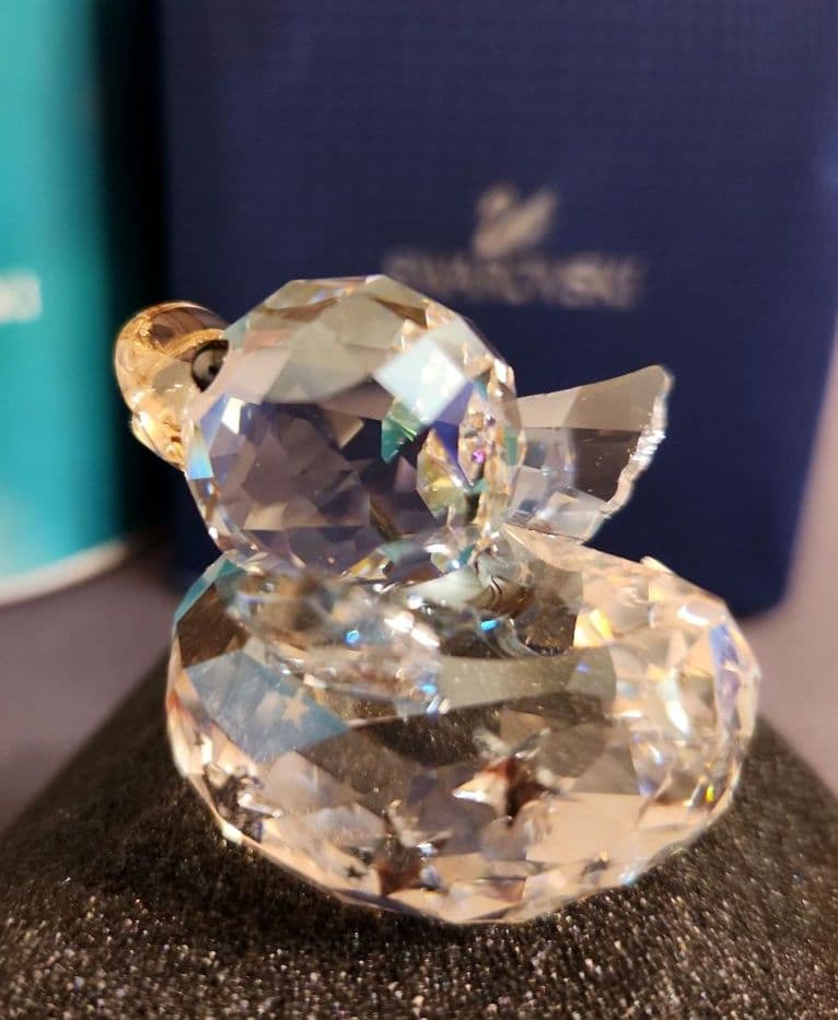 【美品】スワロフスキー　ハッピーダック天使